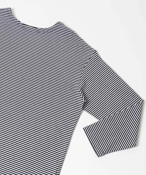かぐれ tシャツ ハイツイストボーダーカットソー レディース