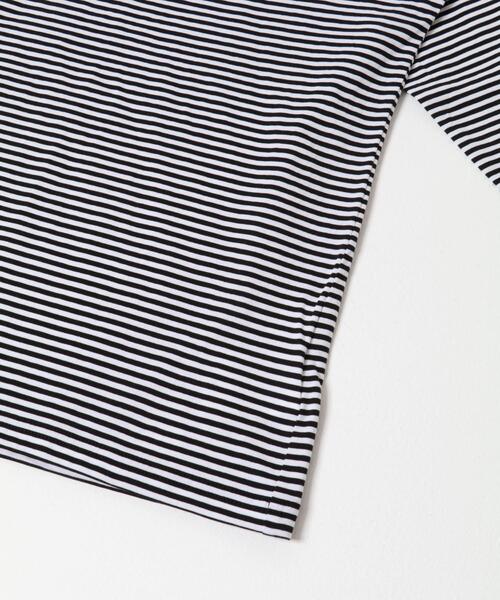 かぐれ tシャツ ハイツイストボーダーカットソー レディース