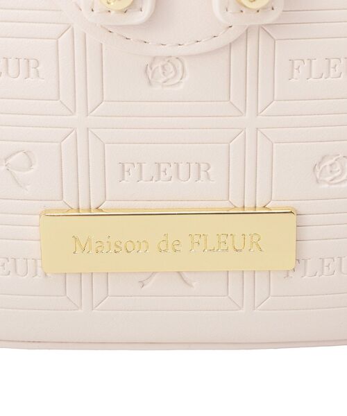 Maison de FLEUR（メゾンドフルール） ハンドバッグ FLEURチョコレート