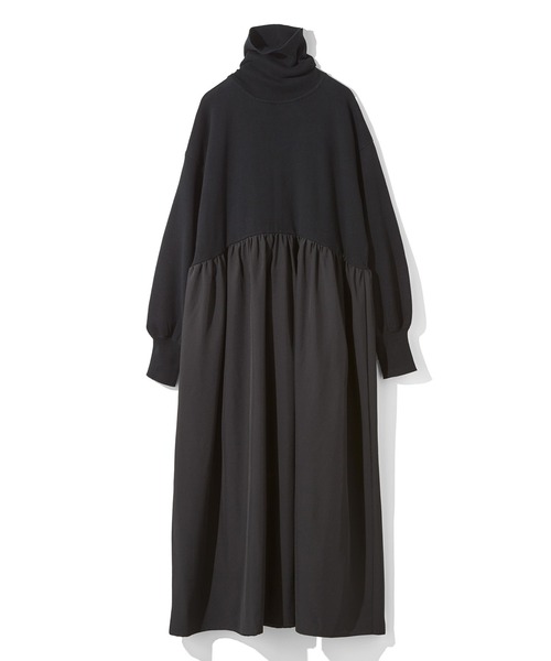 「MEDE19F」 ドッキングワンピース M ブラック レディース_画像9