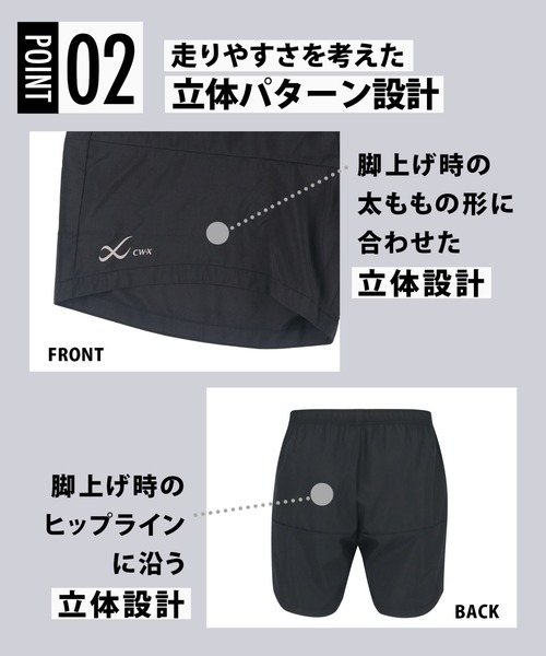 CW-X パンツ ランニングパンツ 3分丈 メンズ : ZOZOTOWN Yahoo!店