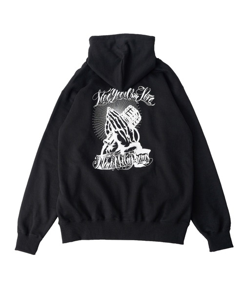 「NineMicrophones」 プルオーバーパーカー SMALL ホワイト メンズ_画像4