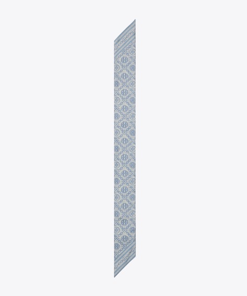 （定価3万）TORY BURCH 未使用トリーバーチスカーフTモノグラムシルクリ TORY BURCH（トリーバーチ） スカーフ バンダナ Tモノグラム シルク