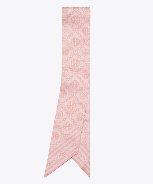 Tory Burch トリーバーチ シルク スケール柄 TORY BURCH（トリーバーチ） スカーフ バンダナ Tモノグラム シルク