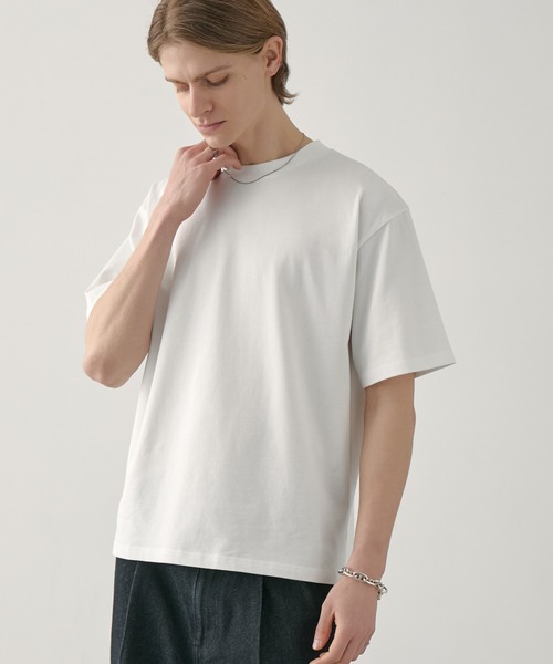 EASENCE tシャツ 接触冷感 ボックスシルエット サイドスリット