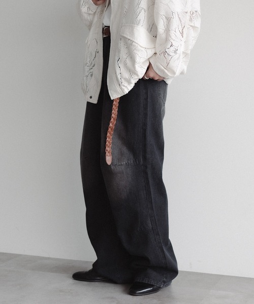 「epnok」 デニムパンツ LARGE ブラック メンズ_画像2