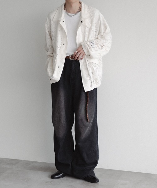 「epnok」 デニムパンツ LARGE ブラック メンズ_画像5
