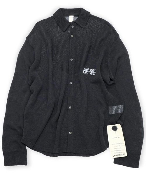 SHINYAKOZUKA 長袖シャツ SHINYAKOZUKA（シンヤコヅカ） シャツ ANTIQUE KNITTED SHIRT メンズ