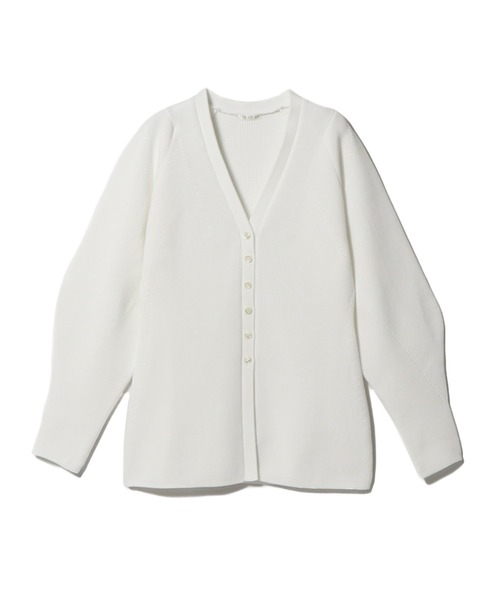 「ESTNATION」 ニットカーディガン FREE オフホワイト レディース_画像6
