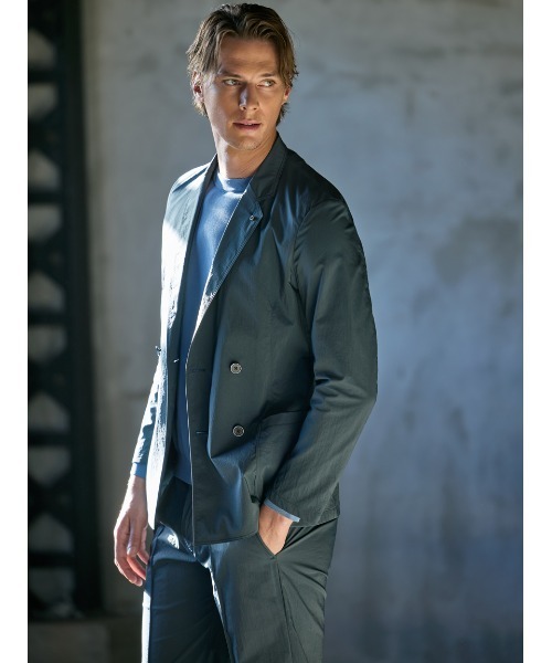 ジャケット テーラードジャケット ナイロンストレッチ SETUP JACKET メンズの画像