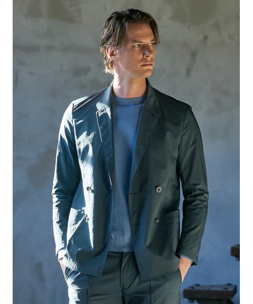 ジャケット テーラードジャケット ナイロンストレッチ SETUP JACKET メンズの画像