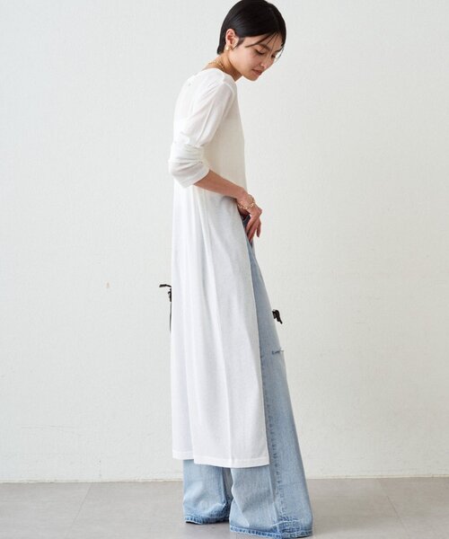 Loungedress（ラウンジドレス） ワンピース シアーハイスリット