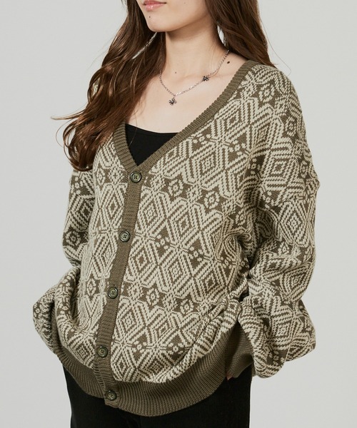 superNova.（スーパーノヴァ） カーディガン superNova. Hexagram knit 