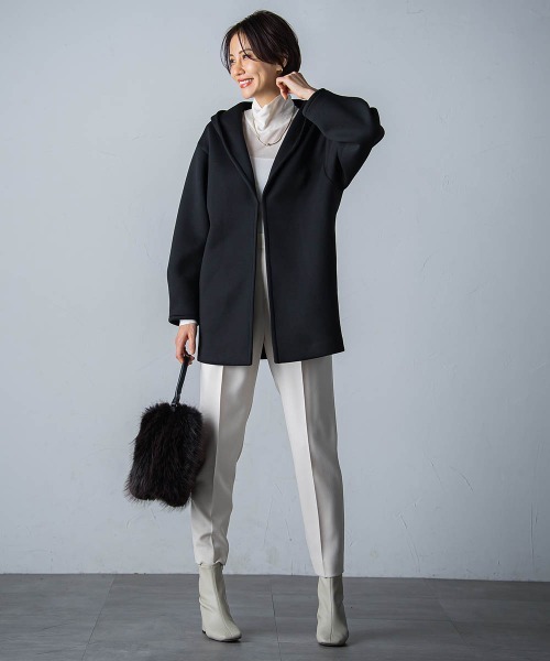 「LAUTREAMONT」 スラックス 9号 ベージュ レディース_画像5