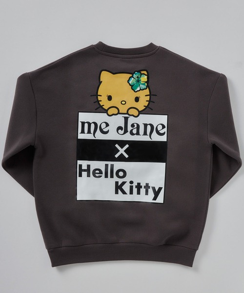 「meJane」 「KIDS」スウェットカットソー「HELLO KITTYコラボ」 160 チャコールグレー キッズ_画像3