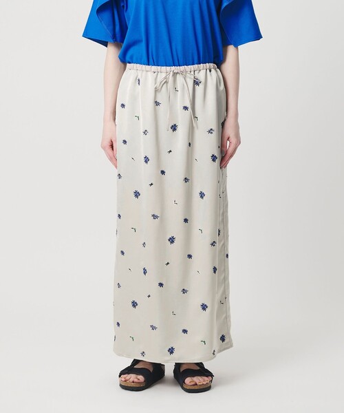 BEAUTY&YOUTH UNITED ARROWS スカート フラワー エンブロイ BEAUTY&YOUTH UNITED ARROWS スカート フラワー エンブロイ