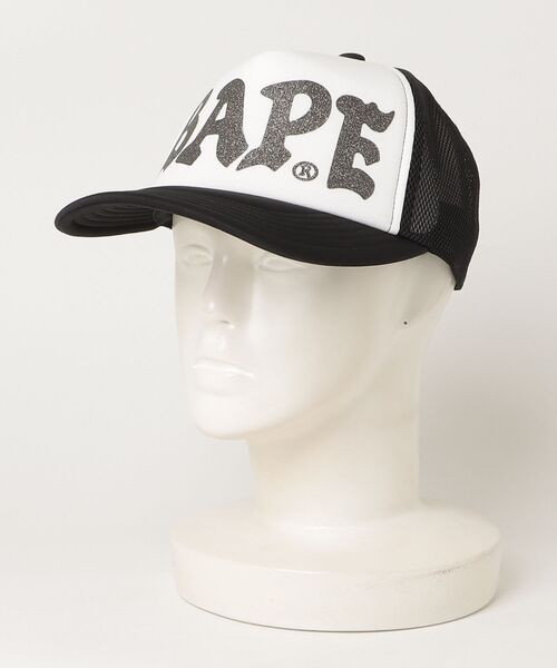 A BATHING APE(アベイシングエイプ) キャップ 帽子 BAPE GLITTER A BATHING APE(アベイシングエイプ) キャップ 帽子 BAPE GLITTER