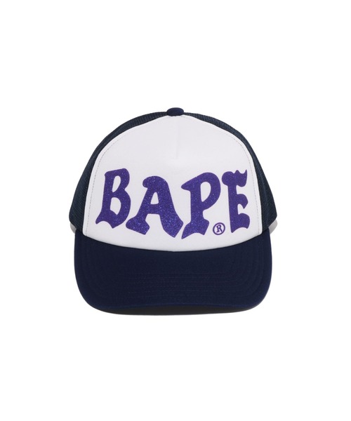 A BATHING APE（アベイシングエイプ） キャップ 帽子 BAPE GLITTER