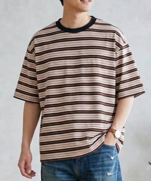 ROUGH TRADE tシャツ クイックドライボーダーTEE(M1) メンズ
