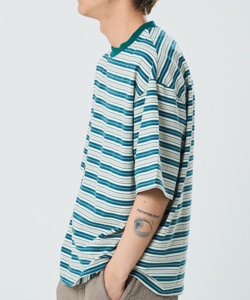 ROUGH TRADE tシャツ クイックドライボーダーTEE(M1) メンズ