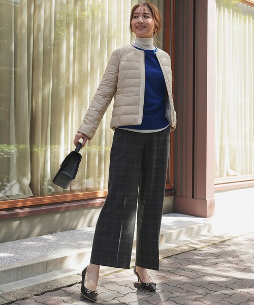 「ANY SIS」 スラックス LARGE ネイビー レディース_画像2