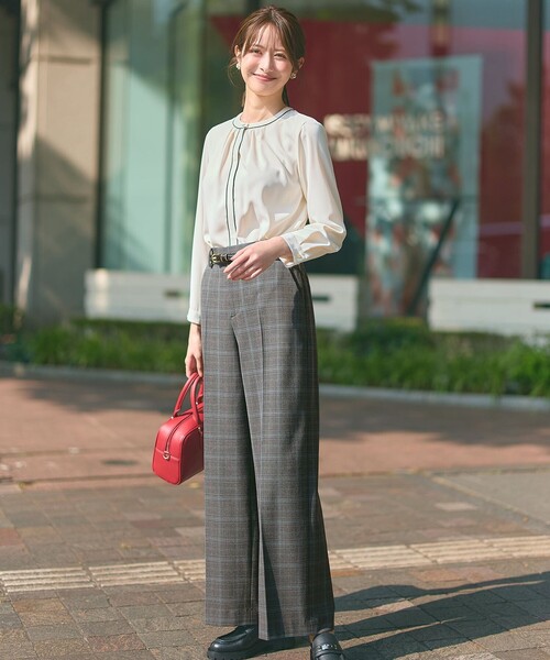 「ANY SIS」 スラックス LARGE ネイビー レディース_画像4