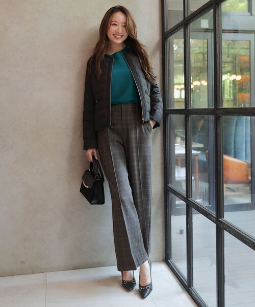 「ANY SIS」 スラックス LARGE ネイビー レディース_画像5