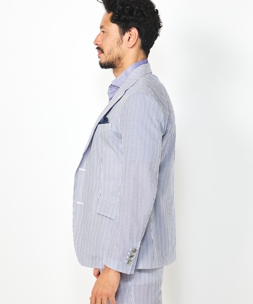 「MEN'S BIGI」 テーラードジャケット 02 ネイビー メンズの画像