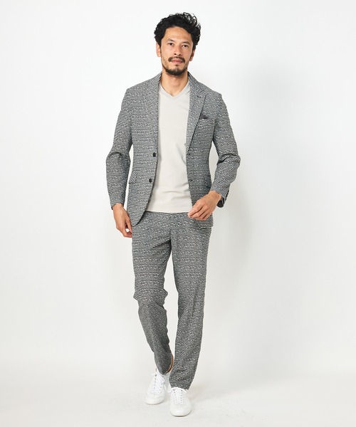 「MEN'S BIGI」 テーラードジャケット 02 ネイビー メンズの画像