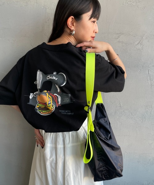 新品　CHUMS Dry Back Gather Tシャツ　チャムス　レディース CHUMS（チャムス） HurricaneDryBackGatherT-ShirtWomen （ハリケーン