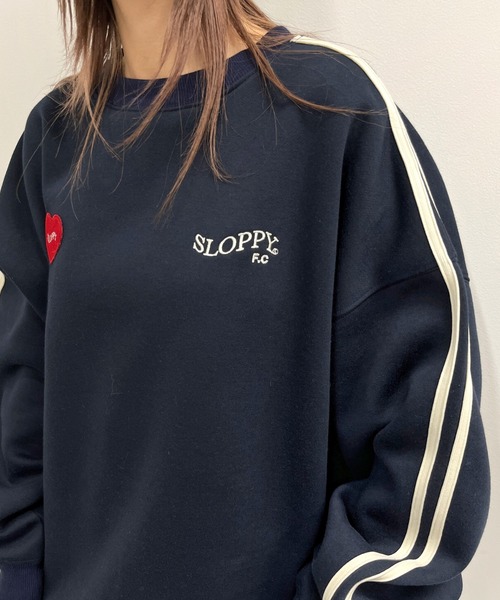 「WHO'S WHO gallery」 「SLOPPY」スウェットカットソー FREE オートミール レディース_画像3