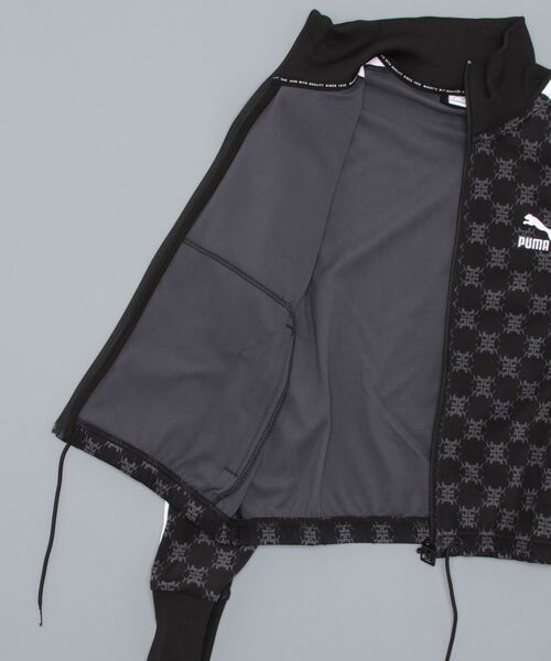 「PUMA」 ジャージブルゾン LARGE ブラック レディースの画像