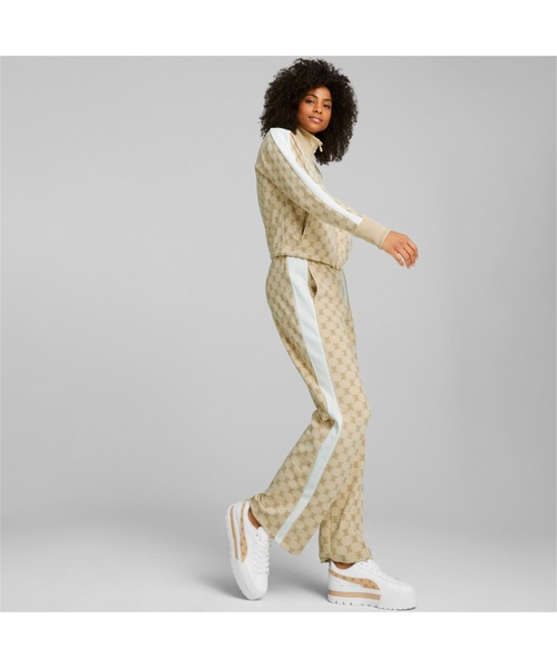 「PUMA」 ジャージブルゾン LARGE ブラック レディースの画像