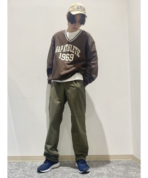 「GAP」 チノパンツ X-SMALL グリーン メンズ_画像7