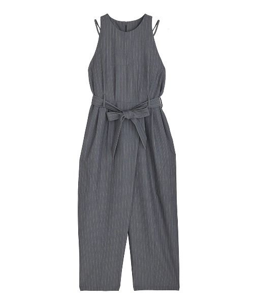 Ameri（アメリ） オールインワン COLOR PINSTRIPE CURVY ROMPERS