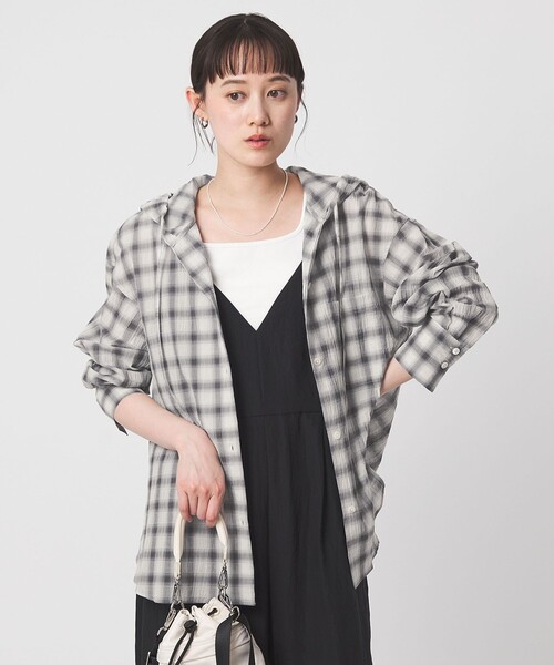 【新品未使用】ADIUE TRISTESSE チェックブラウス conges payes ADIEU TRISTESSE（コンジェペイエアデュートリステス