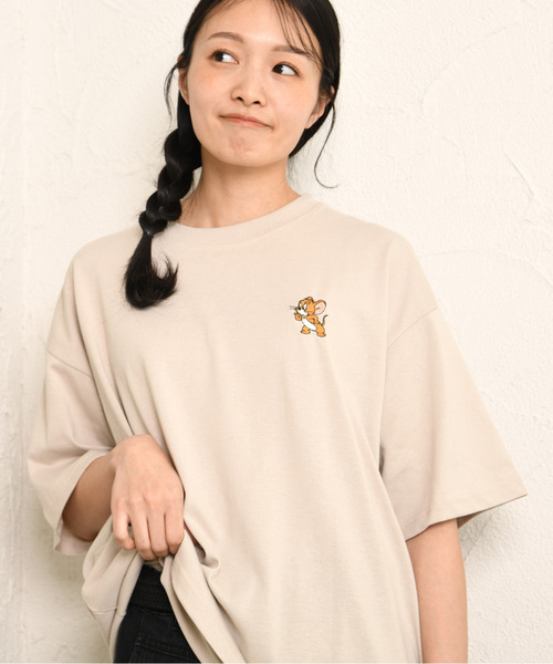 tシャツ 半袖 「neos」TOM＆JERRY トムとジェリー ルーズシルエット