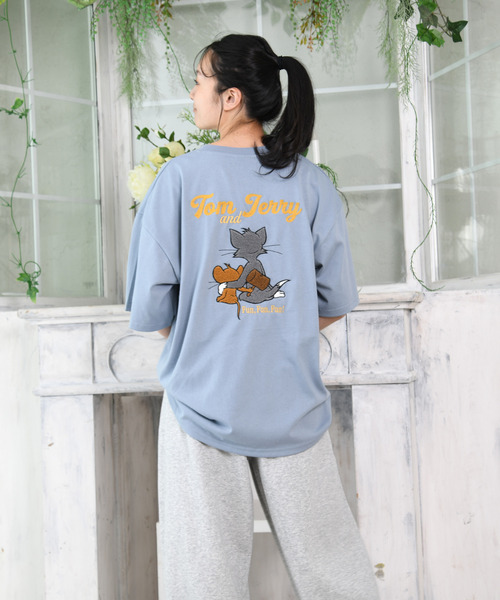 tシャツ 半袖 「neos」TOM＆JERRY トムとジェリー ルーズシルエット