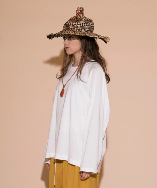 「my beautiful landlet」 長袖Tシャツ 0 ホワイト メンズ_画像9