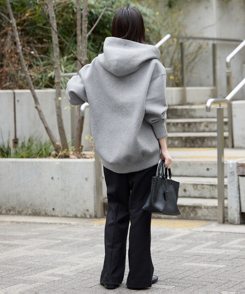 「SLOBE IENA」 ジップアップパーカー - グレー レディース_画像8