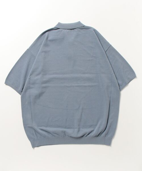 「Steven Alan」 半袖スポーツシャツ M まっ黒い薄墨色 メンズ