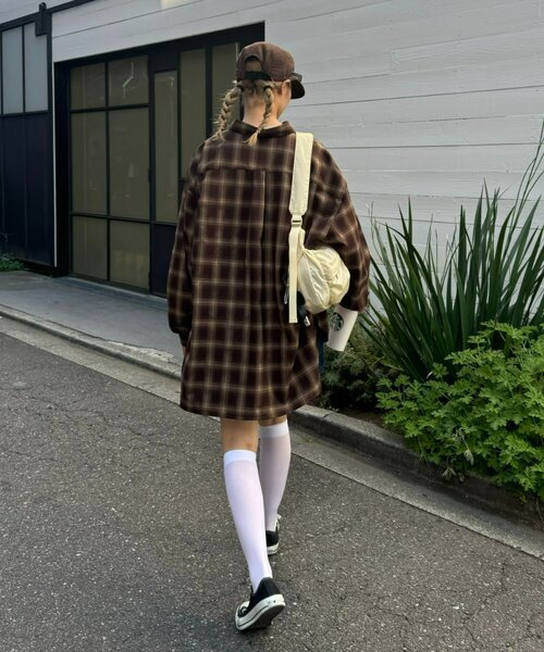 「CIAOPANIC TYPY」 長袖シャツ X-LARGE サックスブルー レディース_画像7