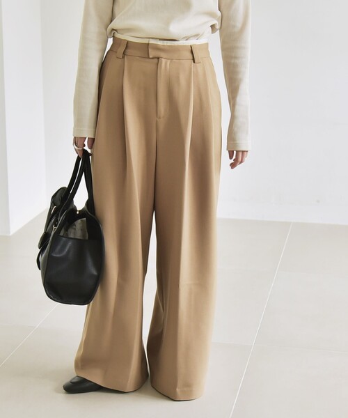 「quaranciel」 パンツ 38 キャメル レディース_画像5