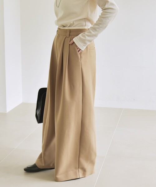 「quaranciel」 パンツ 38 キャメル レディース_画像6
