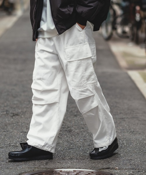 「NULL」 カーゴパンツ LARGE カーキ メンズ_画像6