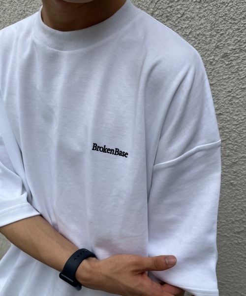 「BROKEN BASE」 半袖Tシャツ MEDIUM ブラック メンズ_画像9
