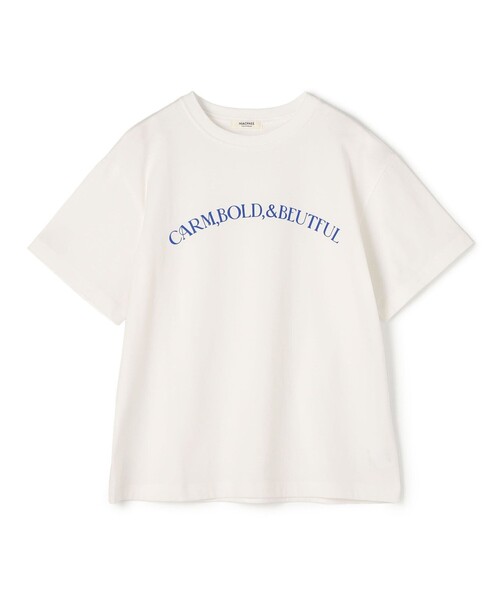MACPHEE（マカフィー） tシャツ 半袖 コットンロゴプリント Tシャツ