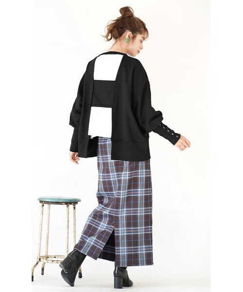 「e-zakkamania stores」 「Gleam」長袖カットソー フリー ブラック レディース_画像8