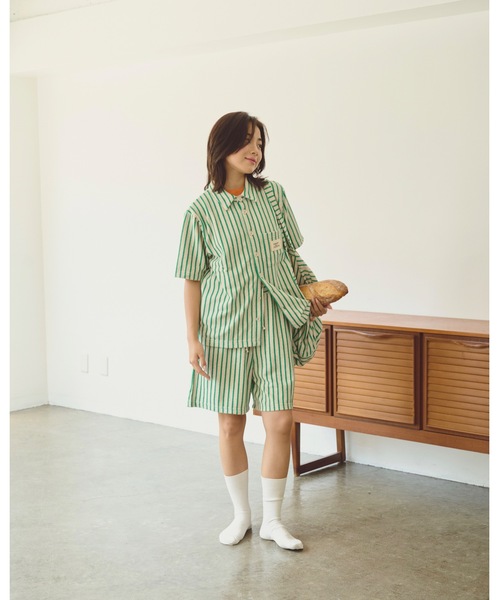 「common gull products.」 半袖シャツ フリー ピンク レディース_画像3