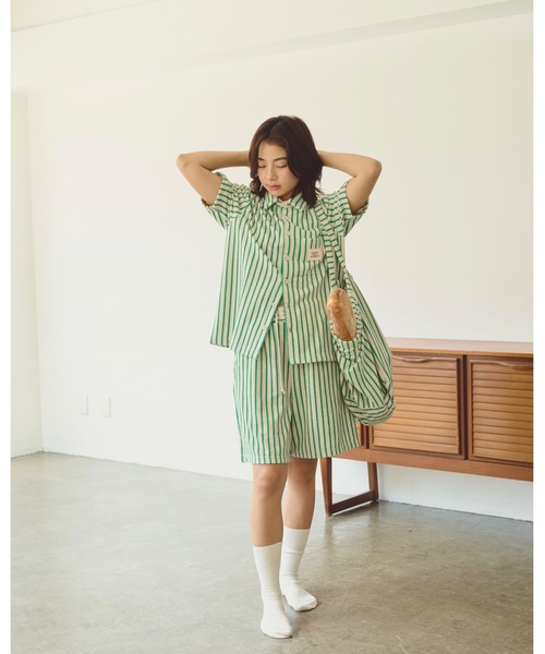 「common gull products.」 半袖シャツ フリー ピンク レディース_画像9